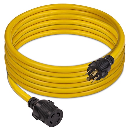 Firman 25' Heavy Duty L14-30P to L14-30R Power Cord Extension With Storage Strap 1130